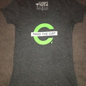 The chive mind the gap t shirt